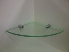 Floating Corner Shelf Chrome