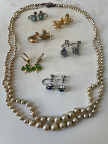 Mixed costume jewellery bundle - mixed,