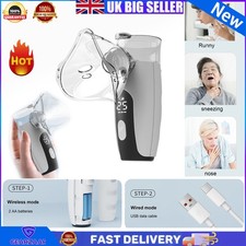 Portable Nebulizer for Adults & Kids, Nebulizer Machine with LED Display 3-Level
