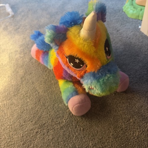 Rainbow unicorn plush - rainbow,