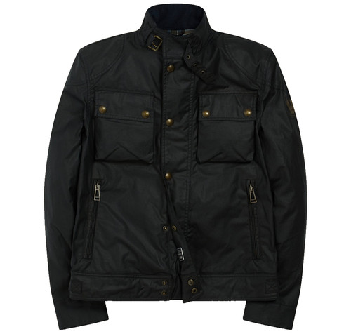 Belstaff dark blue waxed - belstaff,