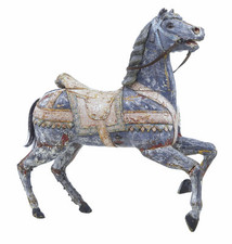 EARLY 20TH CENTURY CONTINENTAL DECORATIVE CAROUSEL HORSE