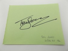6" x 4.5" AUTOGRAPH BOOK PAGE