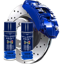 X2 BMW Estoril Blue M-Sport BREMBO Heat Resistant Aerosol Spray Caliper Paint