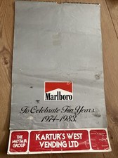 Marlboro Mayfair Calendar 1983 calendar. The sun newspaper Page 3 Girl Girls