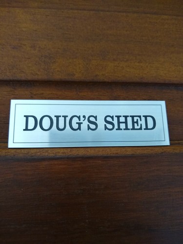 Personalised door sign waiting - personalised,