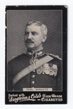 Cigarette Card - Celebrities, Boer War Period (Singleton & Cole) #Genl. Wingate