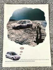 Rare Collectable Vintage 1997 Magazine Advert Picture Toyota Starlet Ad