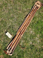 Vintage Fly Fishing Rod Alex Martin Split Cane 10 ft 3 Piece Model "Henry" & Bag