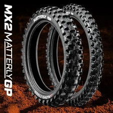 Tyre Set MATTERLY Front 70/100–19 PLEWS MATTERLY GP Rear 90/100–16  Medium