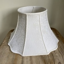 Large Cream Damask Lamp Shade