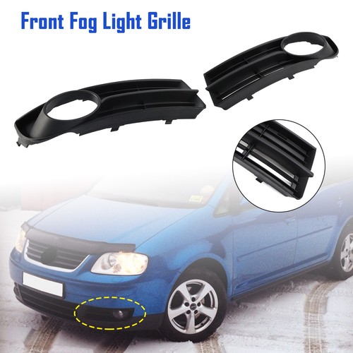 Front bumper foglight grille - bumper,