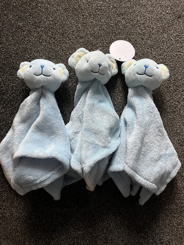 Pure baby blue teddy bear - blue,