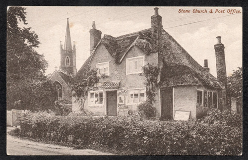 Postcard stone dursley - postcard, nr
