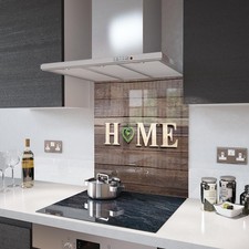 Glass Splashbacks Home and Green Heart Glass and Accessories - By Premier Range