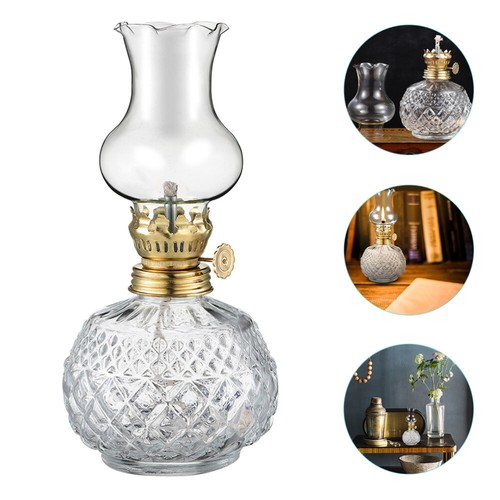 Indoor kerosene glass - glass, lamp