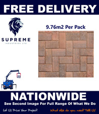 Driveway block paving brindle - block,