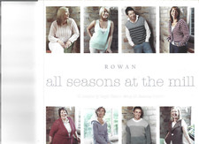All Seasons at the Mill Rowan Knitting Patterns Book Sarah Hatton Cotton