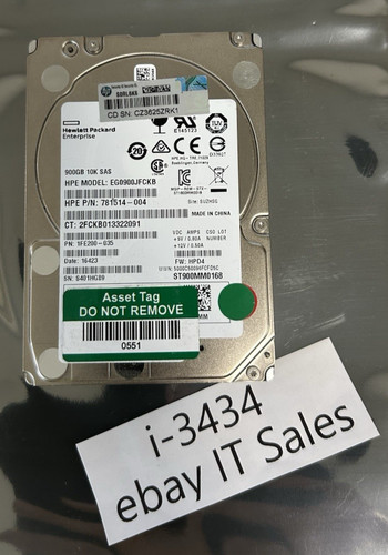 Hpe 900gb sas server hard - hpe,