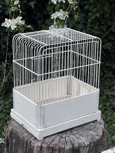 Cream bird cage - cage., ideal