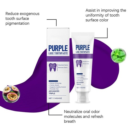 Advanced purple toothpaste - 1*purple,