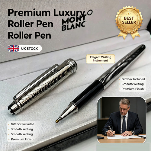 New montblanc silver - new,