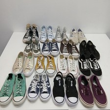 Canvas Trainers Bundle x16 Mixed Sizes Vans Converse Reseller RMF30-LW