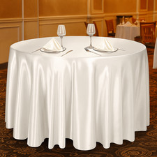 Round Satin Tablecloth