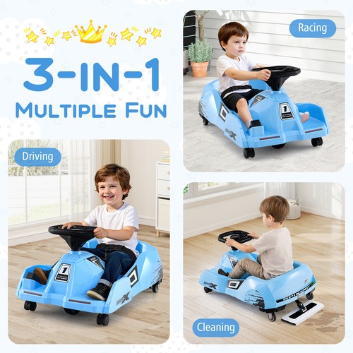 Electric cleaning kart 12v - electric,