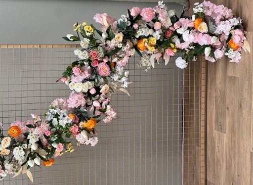 Silk flower garland - made, to