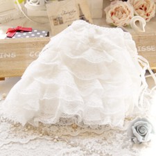 Women Girl Sexy Frilly Lace Ruffle Shorts Knickers White Black Panties Underwear