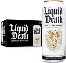 Liquid Death Mountain Water Still - Case of 12x500ml