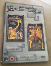 WRESTLEMANIA 1 2 I II DVD TAGGED CLASSICS WWE SILVERVISION PAL