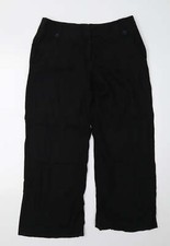 Matalan Womens Black Linen