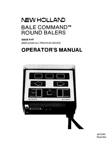 New holland bale command - holland,