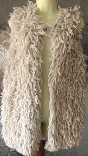 Monsoon cream shaggy knit - cream,