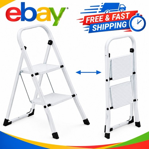 Step folding ladder stool - step,