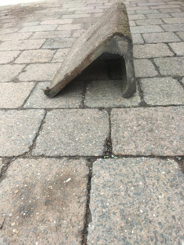Reclaimed concrete mono ridge - concrete,