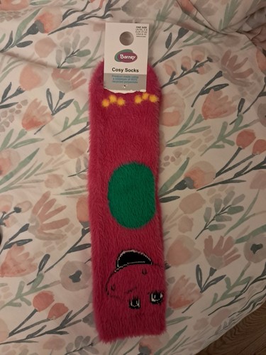 Primark barney slipper socks - x,