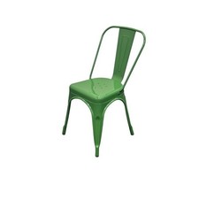Green Tolix Chairs, Green Metal Dining Chairs, Metal Bistro Chair
