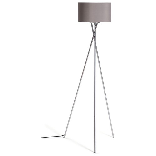 Floor lamp tripod grey chrome - tripod,