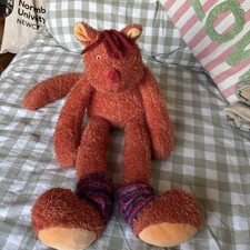 Moulin Roty Miaouf Cat with Orange Soft Toy Plush Comforter