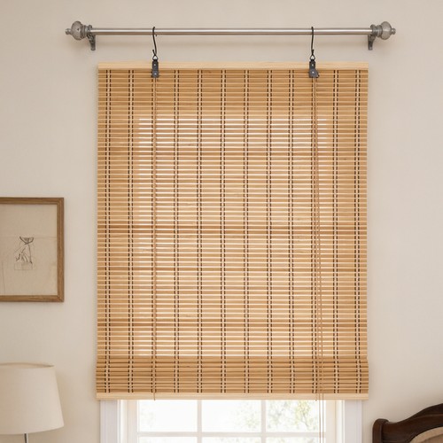 Pack bamboo blinds manually - pack,