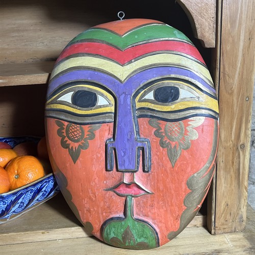 Colourful wooden folk - colourful,