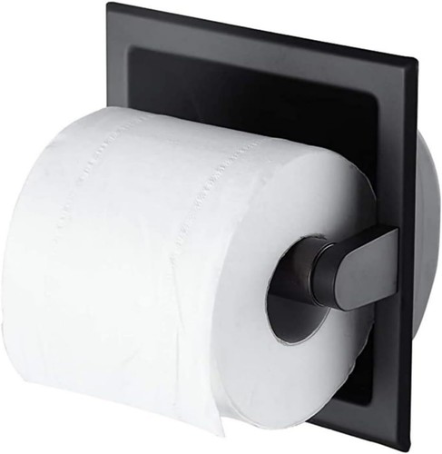 Recessed toilet paper holder - recessed,