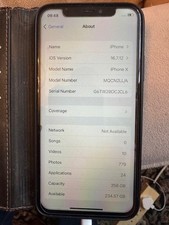 Apple iPhone X - 256GB - Black