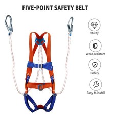 Rock tree Climb Harness Safety Belt Outdoor Full Body Rope Aerial Work Fall Down