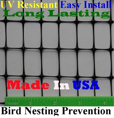 Bird block netting fence - fence, x