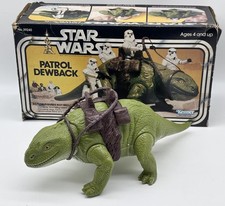 Vintage Star Wars Dewback with Box All Original. Please read.