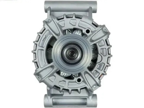 Alternator with freewheel belt